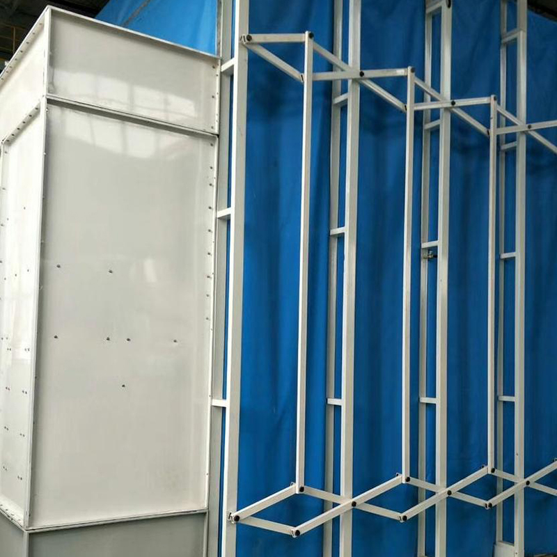 Semprotan Seluler dan Bilik Pengamplasan yang Dapat Ditarik