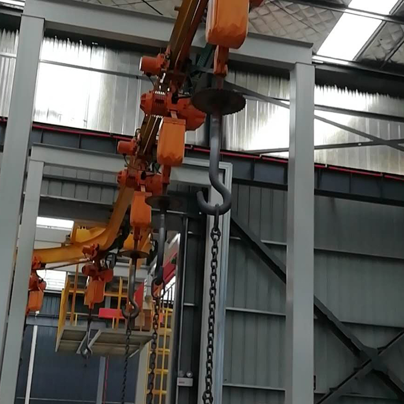 Sistem Konveyor Hoist Berpenggerak Mandiri